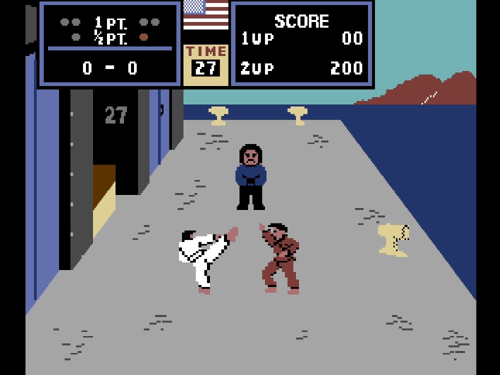 Gameplay of Karate Champ for Commodore 64